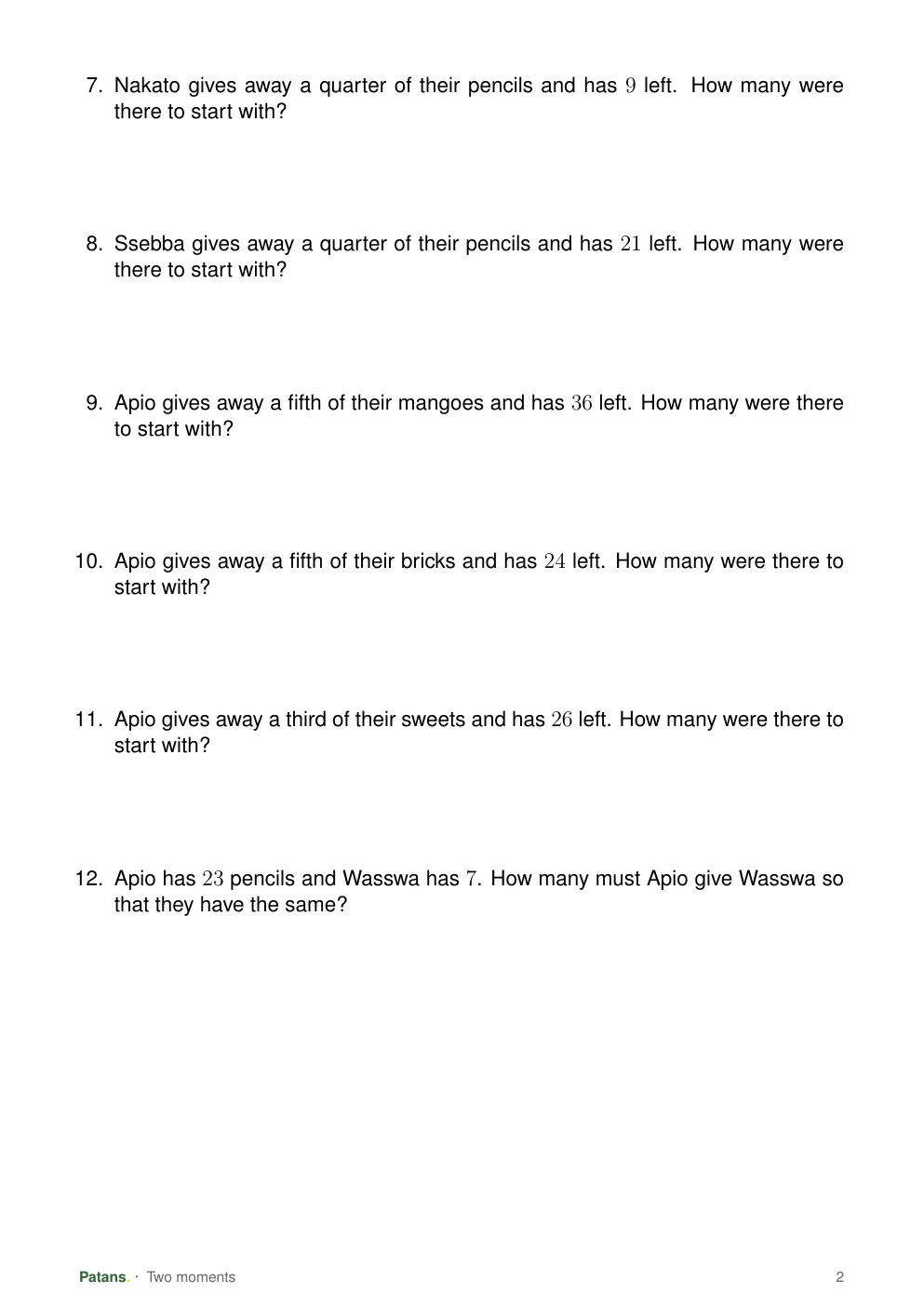 Before, and after, page 2