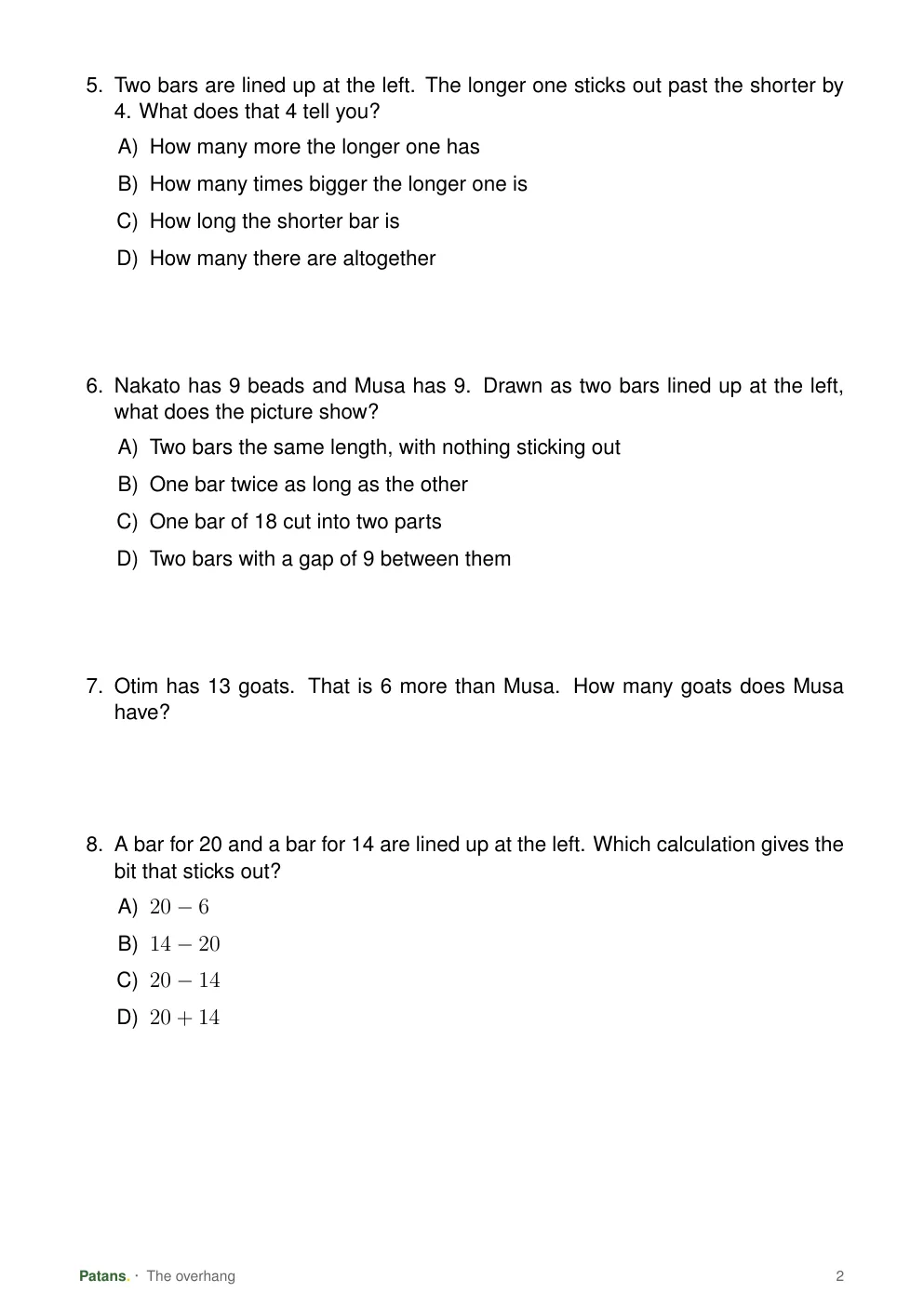 Two bars, and the gap, page 2