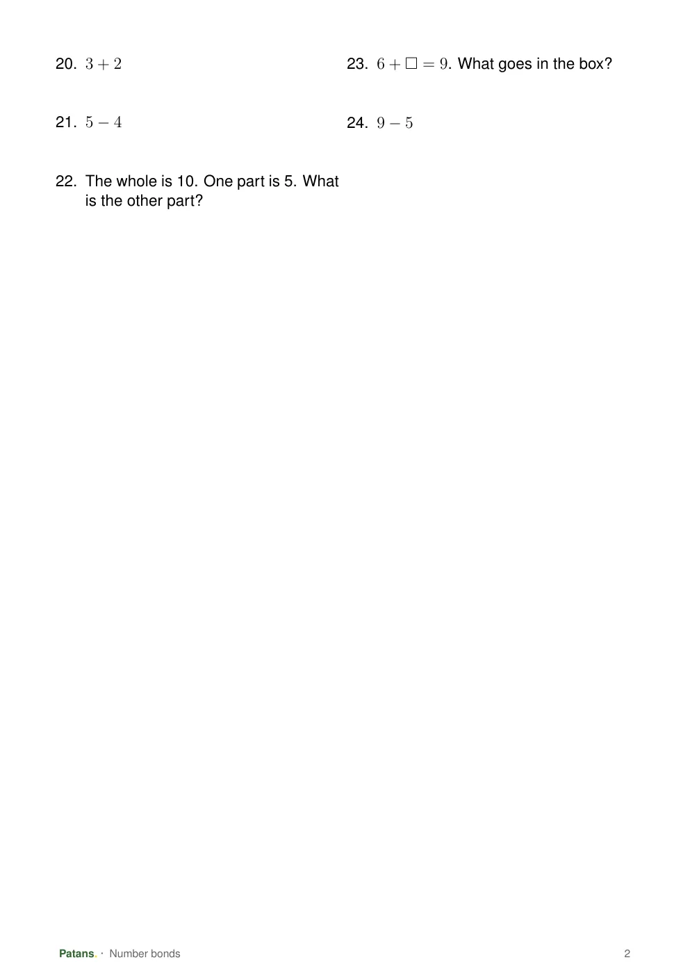 Twenty-four on paper, page 2