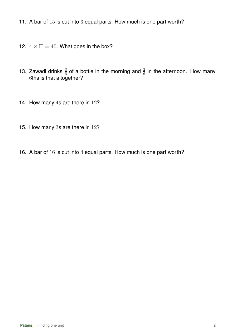 One box, and what it is worth, page 2